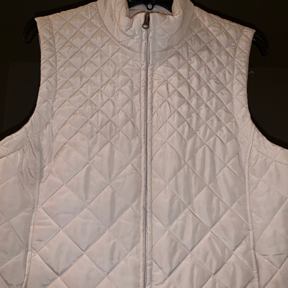 White winter vest